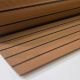 Marine PVC teak sheets for boat flooring. Classic teak color sheets for installation